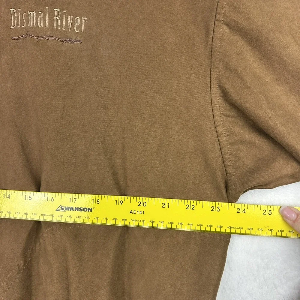 Zero Restriction Golf Outerwear Large Microsuede Brown‎  Mens Jacket Coat